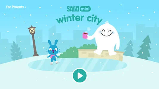 Sago Mini Winter City screenshot 0