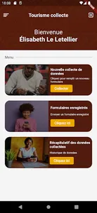 Tourisme collecte screenshot 1