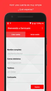 Servicanic Clientes ENEIT 2018 screenshot 1