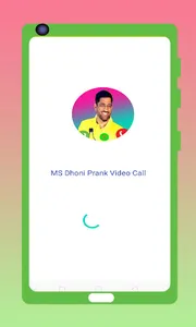 Chat with MS dhoni video call screenshot 1