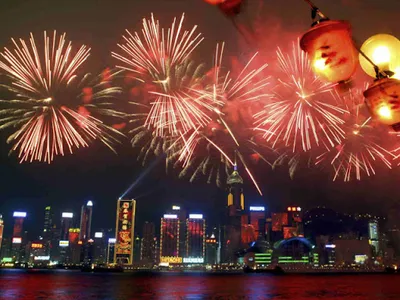 Firework Lunar New Year Wallpa screenshot 0