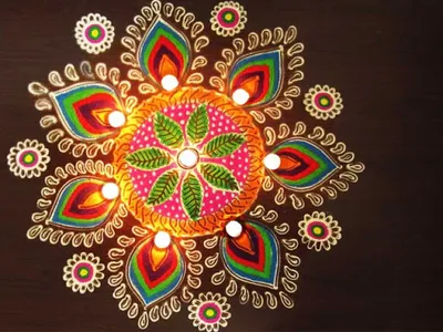 Rangoli Art Wallpapers screenshot 2