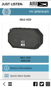 Altec Lansing Just Listen screenshot 2