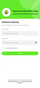 E-Collector Sedana Bakti Yoga screenshot 0