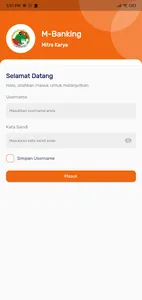 M-Banking Mitra Karya screenshot 0