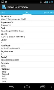 Phone Information screenshot 1