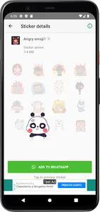 Sticker Anime screenshot 5