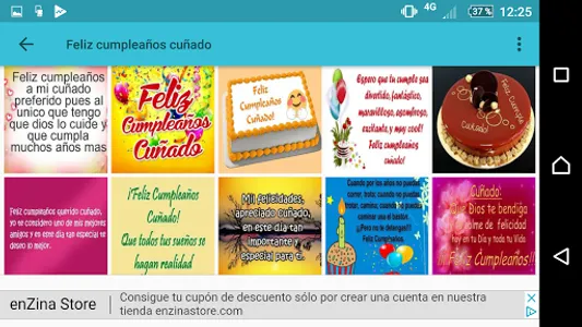 Cuñado feliz día de nacimiento screenshot 3