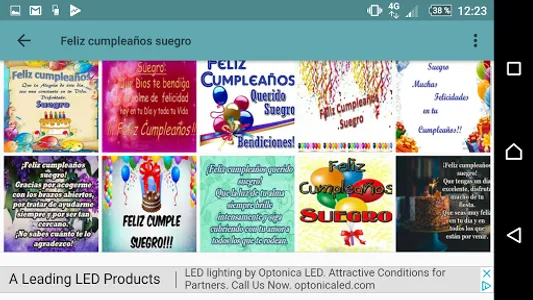 SUEGRO TE DESEO FELICIDADES screenshot 3