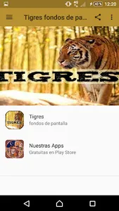 Tigres fondo de pantalla screenshot 0