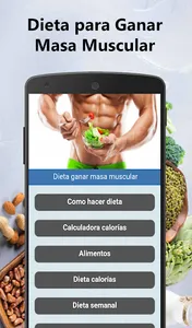 Dieta para ganar masa muscular screenshot 4