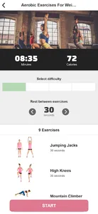 Aerobics - Beginner Cardio Wor screenshot 1