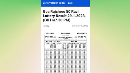 Lottery Results - All States screenshot 12