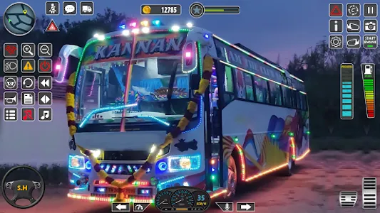 Euro Bus Driving Bus Game 3D screenshot 1
