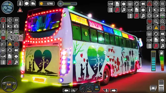 Euro Bus Driving Bus Game 3D screenshot 2