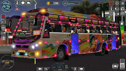 Euro Bus Driving Bus Game 3D screenshot 4