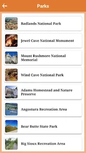 South Dakota State and Nationa screenshot 2
