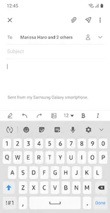 Samsung Email screenshot 3