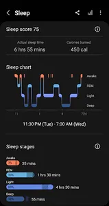 Samsung Health screenshot 2