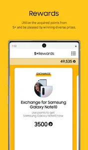 Samsung Plus Rewards screenshot 1