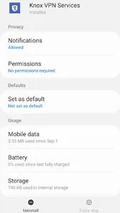 Knox Settings VPN Plug-in screenshot 0