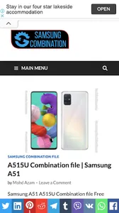 Samsung Combination screenshot 1