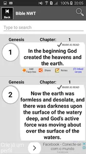 Holy Bible New World Translati screenshot 1