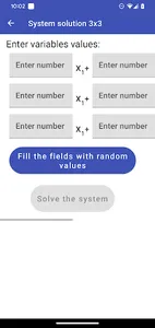 System of equations Solver screenshot 1