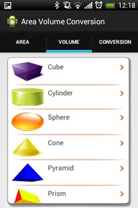 Area Volume Convert (Conversio screenshot 11