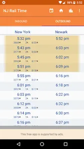 NJ Rail Time screenshot 0