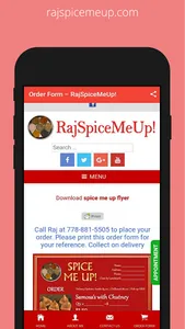 RajSpiceMeUp! screenshot 1