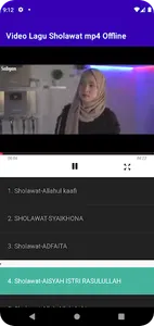 Video Lagu Sholawat mp4 Ofline screenshot 3