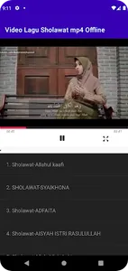 Video Lagu Sholawat mp4 Ofline screenshot 9