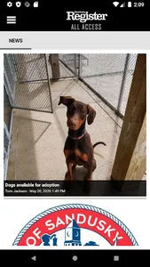 Sandusky Register screenshot 2