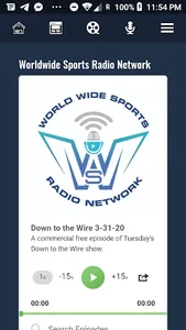 Worldwide Sports Radio Network screenshot 3