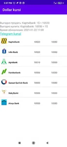 Dollar kursi screenshot 0
