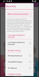 ArthCoach screenshot 1