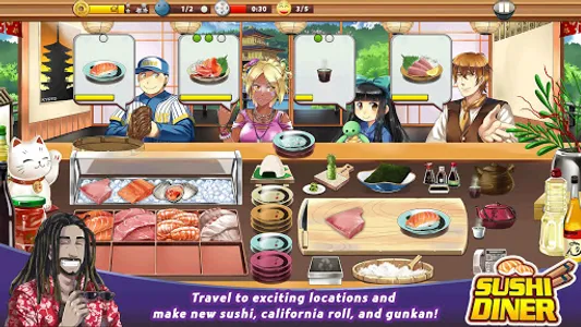 Sushi Diner - Fun Cooking Game screenshot 0