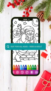 Santa Coloring Pages screenshot 2