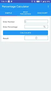 Percentage Calculator screenshot 1