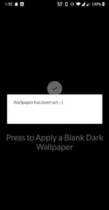 Blank Wallpaper (Dark Mode) screenshot 1