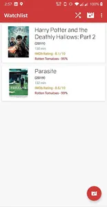 Watchlist for Movies & Shows screenshot 0