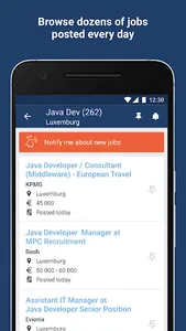 jobs.lu - Job Finder App screenshot 1