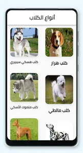 أنواع الكلاب screenshot 5