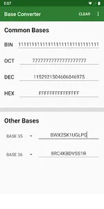 Base Converter - Base 2 to 36 screenshot 2