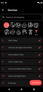 Lift4Fit Gym workout logger screenshot 6