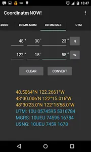 Coordinates NOW! screenshot 1