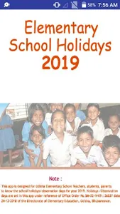 School Holidays 2019 screenshot 0