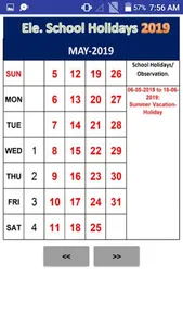 School Holidays 2019 screenshot 2