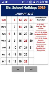 School Holidays 2019 screenshot 3